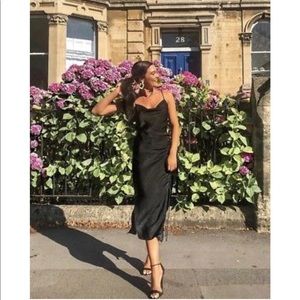 Zara Black Slip Dress